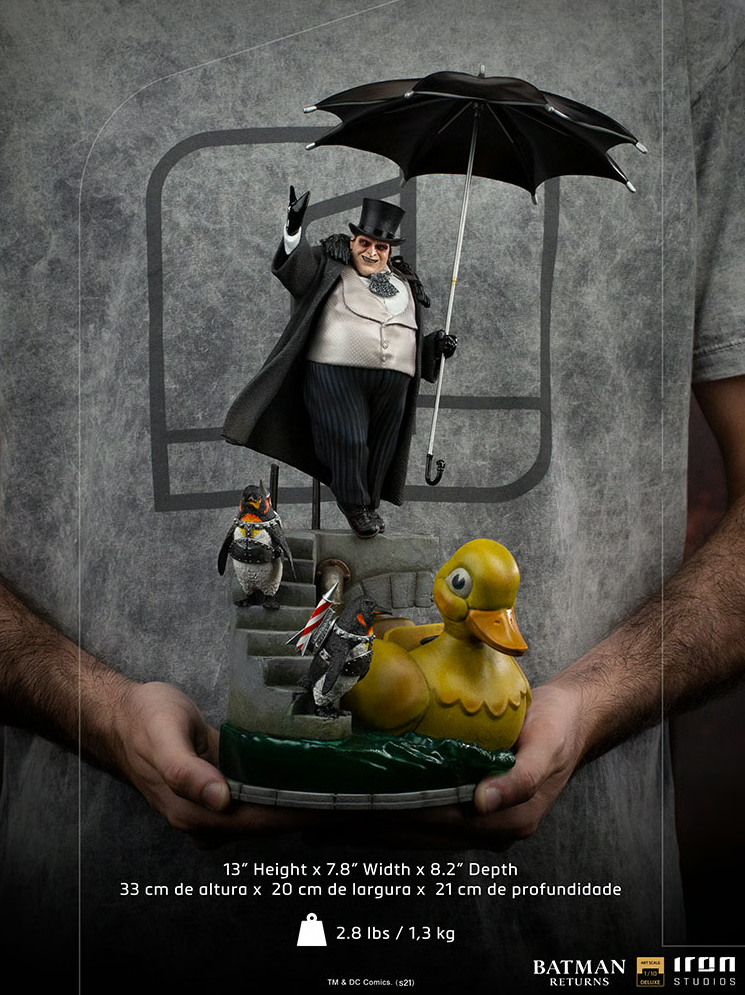 IRON STUDIOS x SIDESHOW PENGUIN DELUXE 1/10 ART SCALE STATUE - Image 5