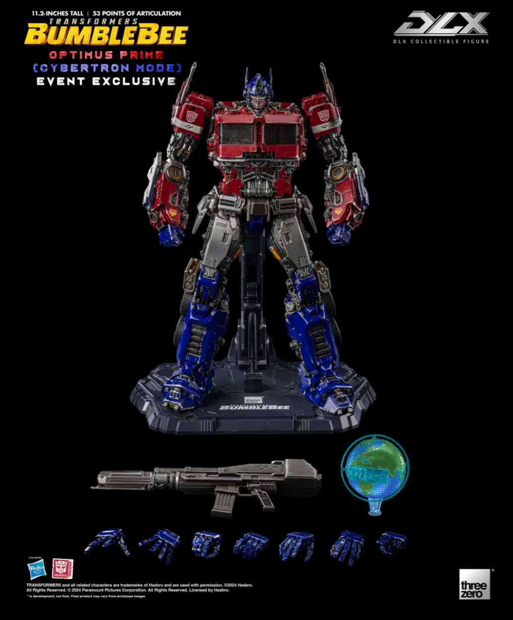 THREEZERO TRANSFORMERS BUMBLEBEE DLX OPTIMUS PRIME ACTION FIGURE CYBERTRON MOD EVENT EXCLUSIVE - Image 2