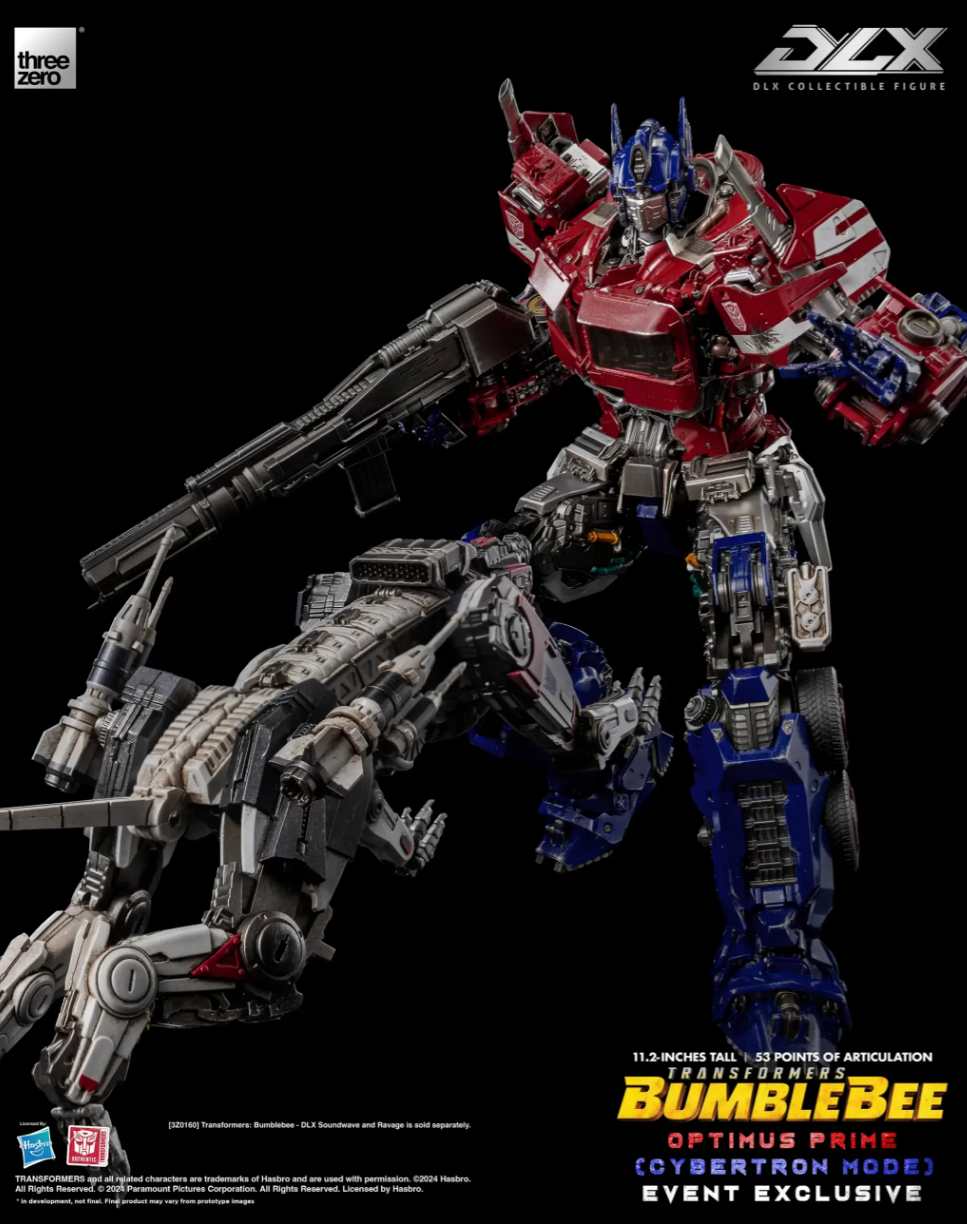 THREEZERO TRANSFORMERS BUMBLEBEE DLX OPTIMUS PRIME ACTION FIGURE CYBERTRON MOD EVENT EXCLUSIVE - Image 4