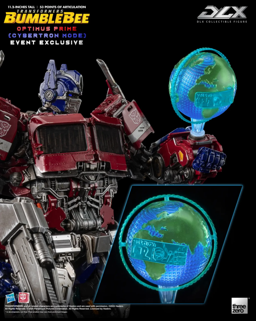 THREEZERO TRANSFORMERS BUMBLEBEE DLX OPTIMUS PRIME ACTION FIGURE CYBERTRON MOD EVENT EXCLUSIVE - Image 5