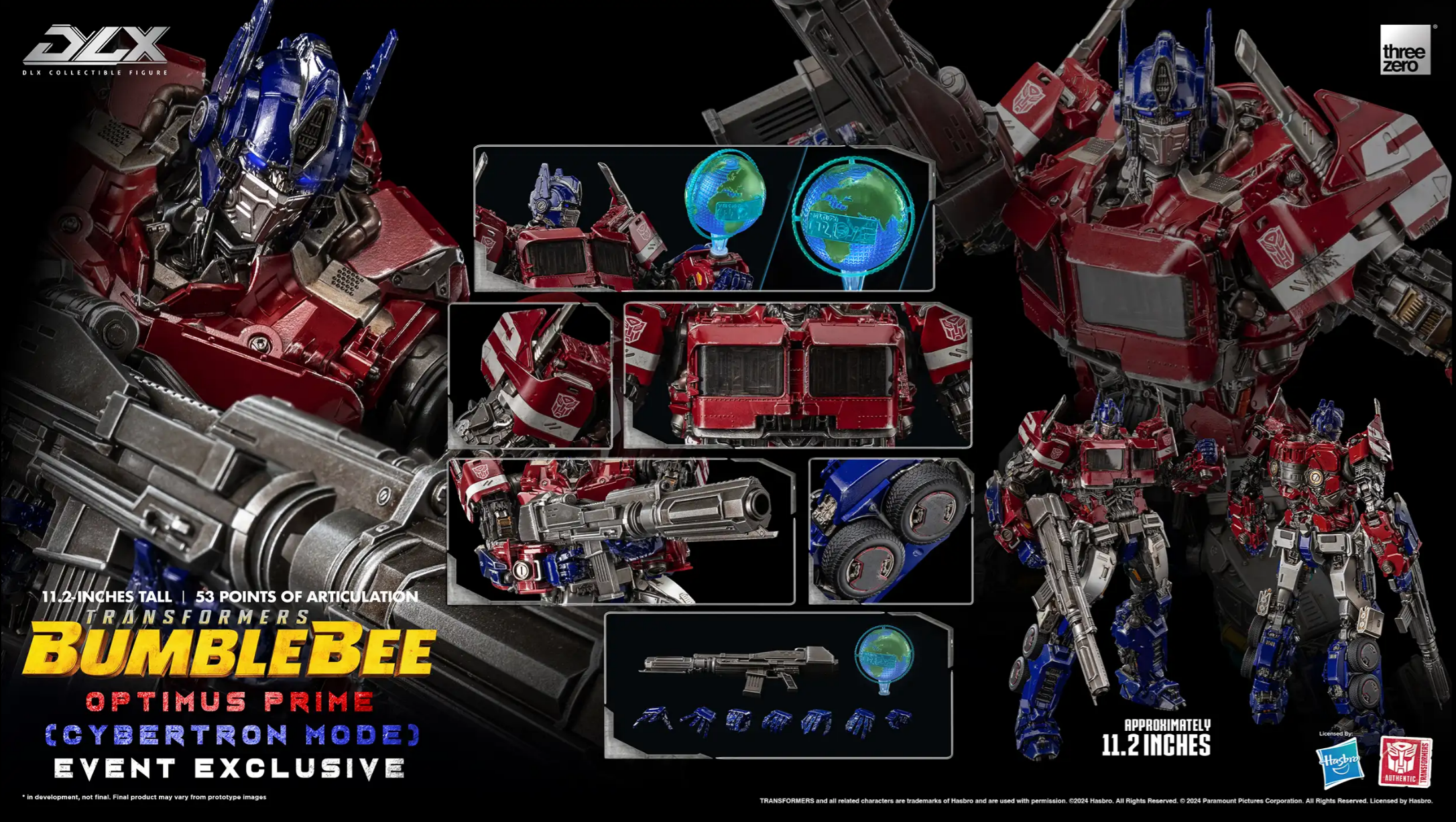 THREEZERO TRANSFORMERS BUMBLEBEE DLX OPTIMUS PRIME ACTION FIGURE CYBERTRON MOD EVENT EXCLUSIVE - Image 6