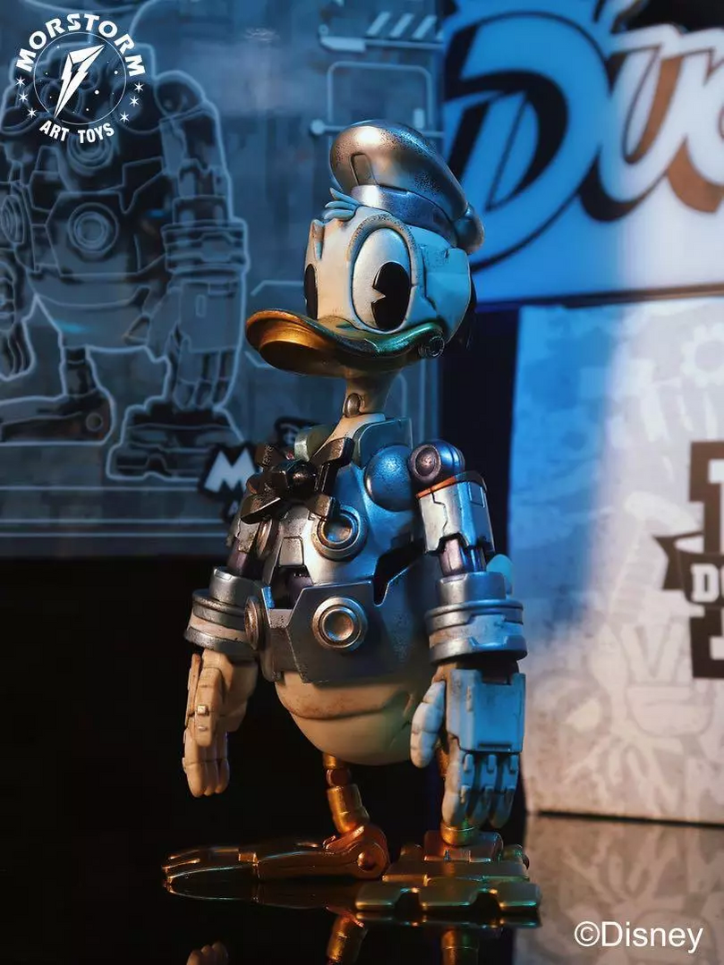 MORSTORM DISNEY MECHANICAL CYBERPUNK DONALD DUCK FIGURE - Image 3