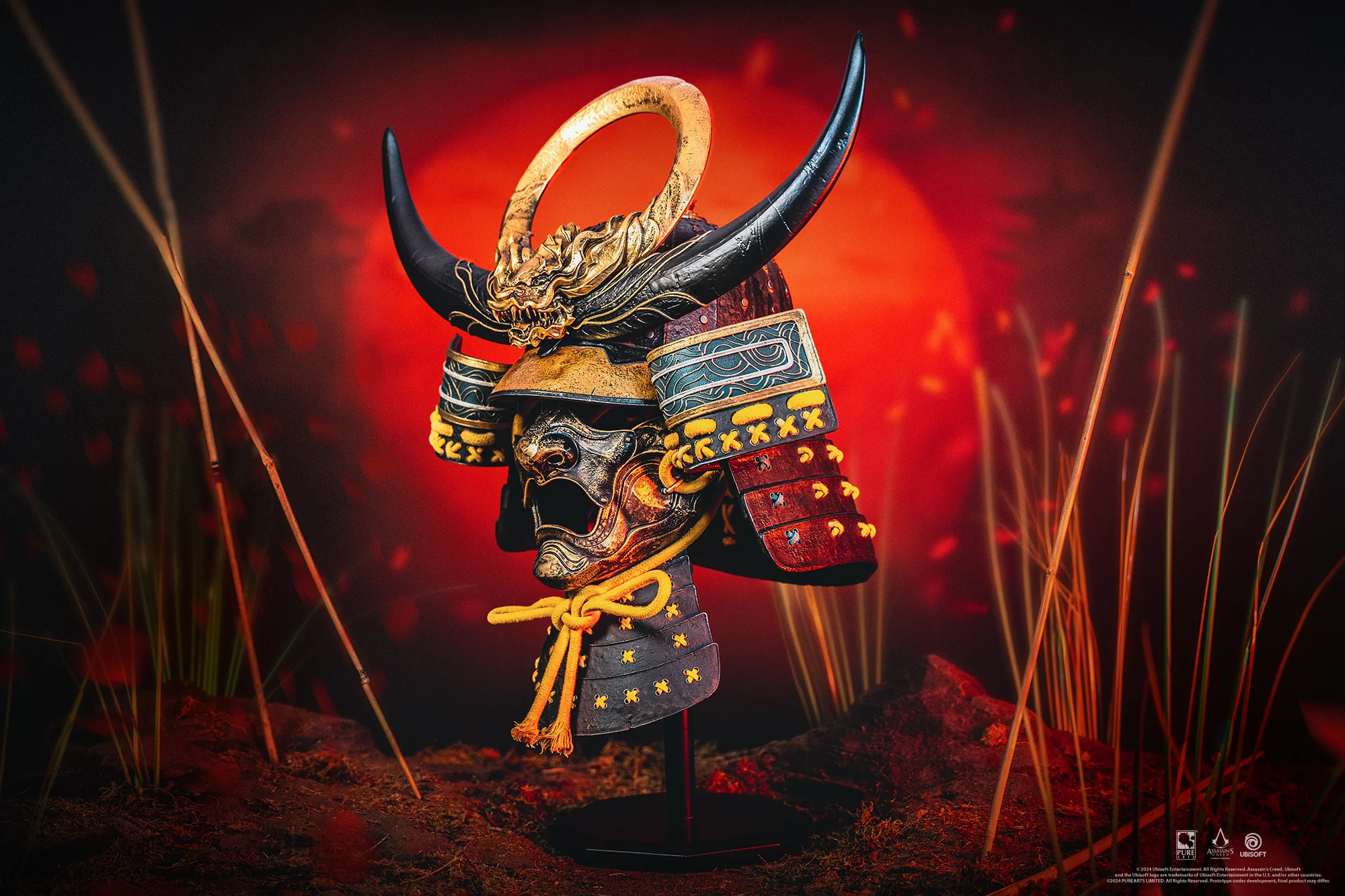 PURE ARTS ASSASSIN'S CREED SHADOWS YASUKE HELMET 1/1 SCALE REPLICA - Image 2