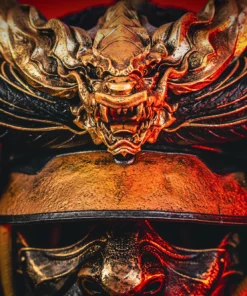 PURE ARTS ASSASSIN'S CREED SHADOWS YASUKE HELMET 1/1 SCALE REPLICA - Image 6
