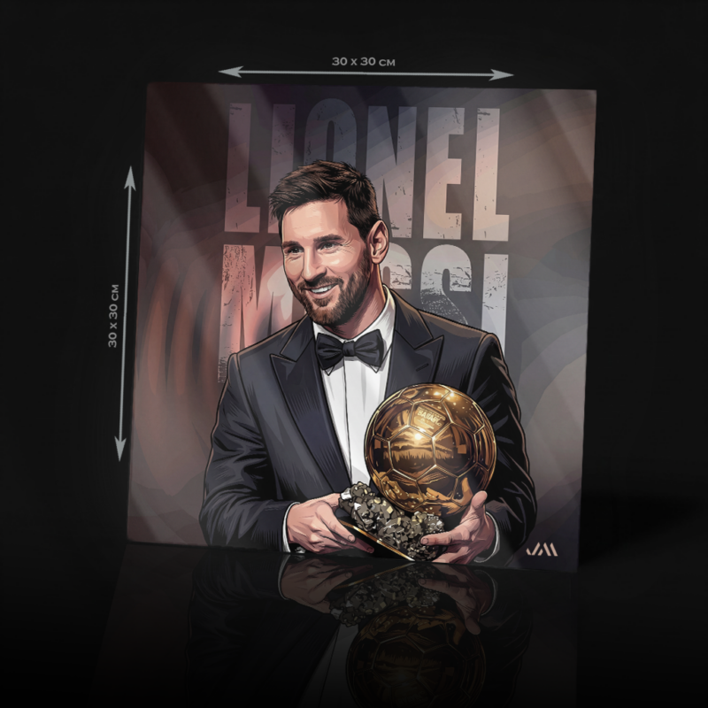 LIONEL MESSI ACRYLIC POSTER