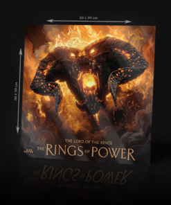 THE LORD OF THE RINGS: THE RINGS OF POWER - BALROG ACRYLIC POSTER