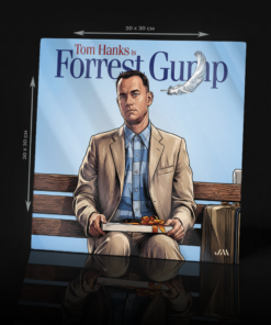 TOM HANKS - THE FOREST GUMP ACRYLIC POSTER