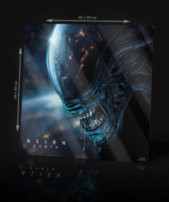 ALIEN EARTH ACRYLIC POSTER
