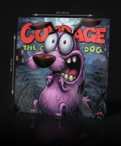 COURAGE THE COWARDLY DOG ACRYLIC POSTER