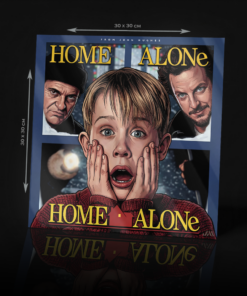 HOME ALONE DESIGN-B ACRYLIC POSTER