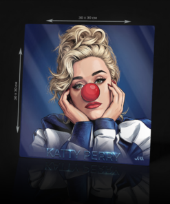 KATTY PERRY ACRYLIC POSTER