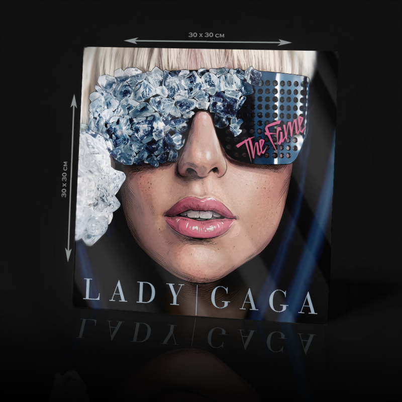 LADY GAGA #2 ACRYLIC POSTER