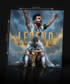 LIONEL MESSI - LEGEND ACRYLIC POSTER