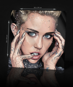 MILEY CYRUS ACRYLIC POSTER