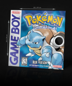 GAME BOY POKEMON BLUE VERSION ACRYLIC POSTER