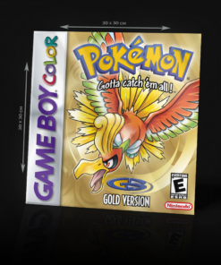 GAME BOY POKEMON GOLD VERSION ACRYLIC POSTER