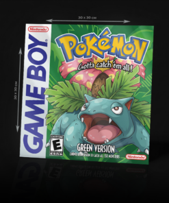 GAME BOY POKEMON GREEN VERSION ACRYLIC POSTER