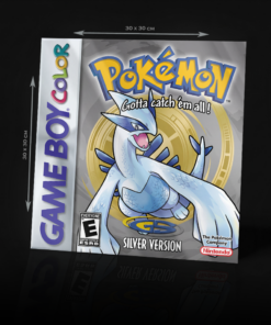 GAME BOY POKEMON SILVER VERSION ACRYLIC POSTER