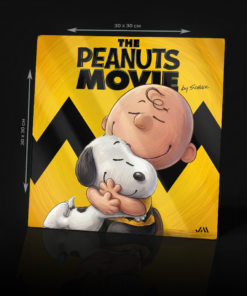 THE PEANUTS MOVIE CHARLIE BROWN AND SNOOPY ACRYLIC POSTER