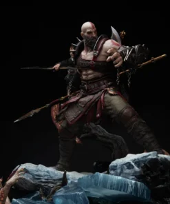 SWORD & WING STUDIO x GOD OF WAR KRATOS AND ATREUS LIMITED EDITION STATUE - Image 5