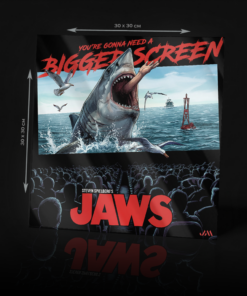 JAWS THEATER ACRYLIC POSTER