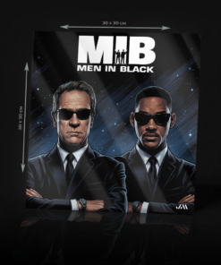 MEN IN BLACK ACRYLIC POSTER