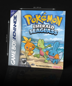 GAME BOY POKEMON - EMERALD SEAGLASS ACRYLIC POSTER