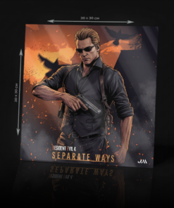 RESIDENT EVIL 4 ALBERT WESKER FROM SEPARATE WAYS ACRYLIC POSTER