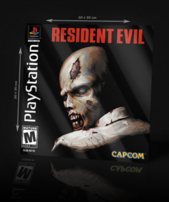 PLAYSTATION RESIDENT EVIL ACRYLIC POSTER