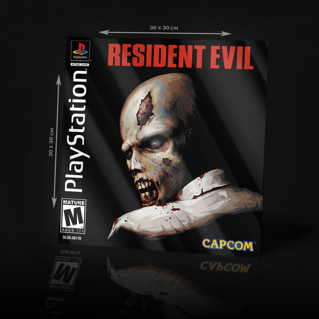 PLAYSTATION RESIDENT EVIL ACRYLIC POSTER