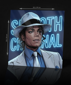 MICHAEL JACKSON SMOOTH CRIMINAL ACRYLIC POSTER