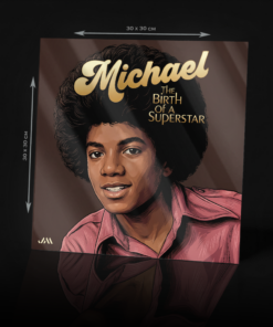 MICHAEL JACKSON - THE BIRTH OF A SUPERSTAR ACRYLIC POSTER