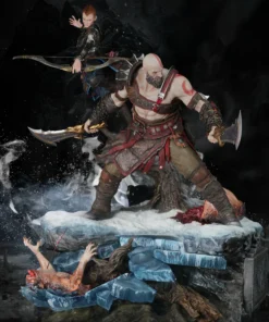 SWORD & WING STUDIO x GOD OF WAR KRATOS AND ATREUS LIMITED EDITION STATUE - Image 2