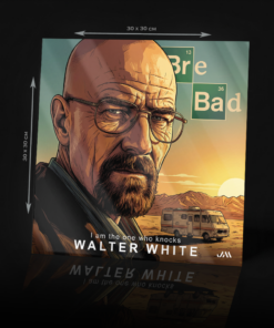 BREAKING BAD WALTER WHITE ACRYLIC POSTER