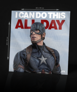 CAPTAIN AMERICA ACRYLIC POSTER