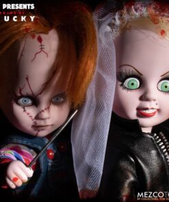 MEZCO TOYZ x LIVING DEAD DOLLS CHUCKY AND TIFFANY 2-PACK DOLLS