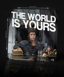 SCARFACE TONY MONTANA ACRYLIC POSTER