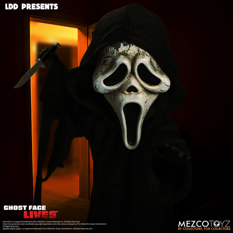 MEZCO TOYZ x LDD PRESENTS - GHOST FACE LIVES ZOMBIE EDITION