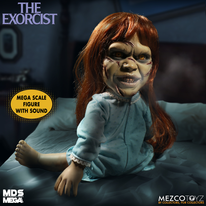 MEZCO TOYZ THE EXORCIST MEGA SCALE WITH SOUND FEATURE DOLL