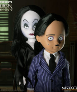 MEZCO TOYZ x LDD PRESENTS THE ADDAMS FAMILY - GOMEZ AND MORTICIA 2-PACK DOLLS