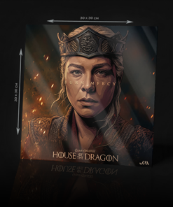 HOUSE OF THE DRAGON - RHAENYRA TARGARYEN #1 ACRYLIC POSTER