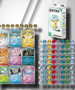 POKEMON SCARLET & VIOLET TERASTAL GRAND GATHERING EEVEE & FRIENDS COIN SET - NO.0470 LEAFEON PACK - Image 2