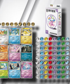 POKEMON SCARLET & VIOLET TERASTAL GRAND GATHERING EEVEE & FRIENDS COIN SET - NO.0196 ESPEON PACK - Image 2