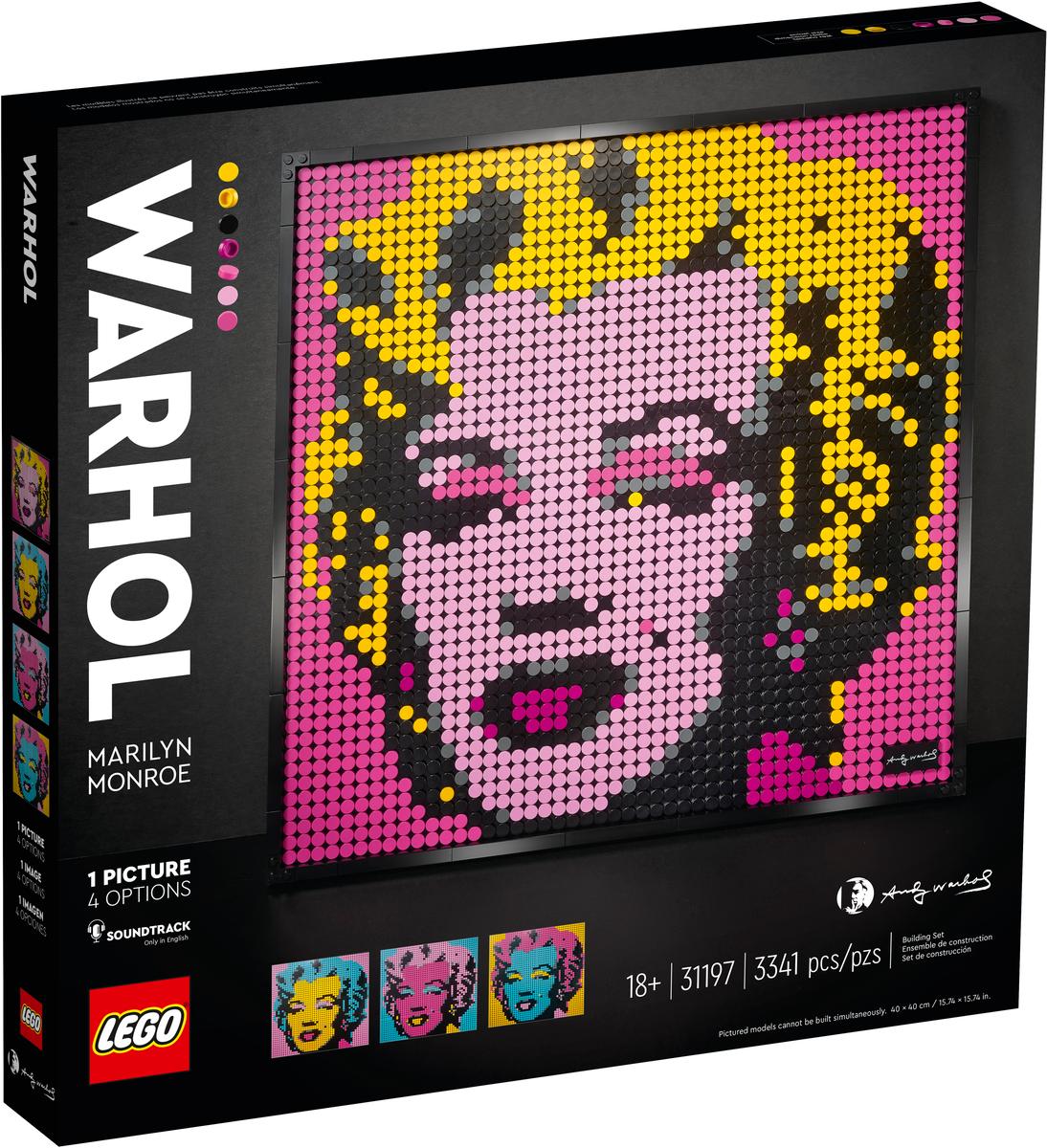 LEGO x WARHOL'S MARILYN MONROE ART