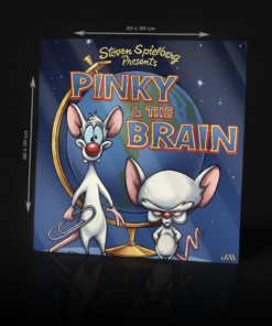 PINKY AND THE BRAIN ACRYLIC POSTER