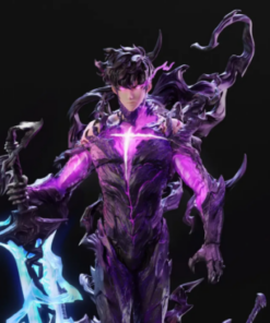 MASK STUDIO SOLO LEVELING 1/6 SHADOW KING SUNG JIN WOO STATUE - Image 9