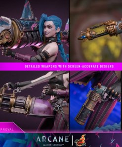 HOT TOYS x NETFLIX ARCANE - JINX SIX SCALE FIGURE - Image 11