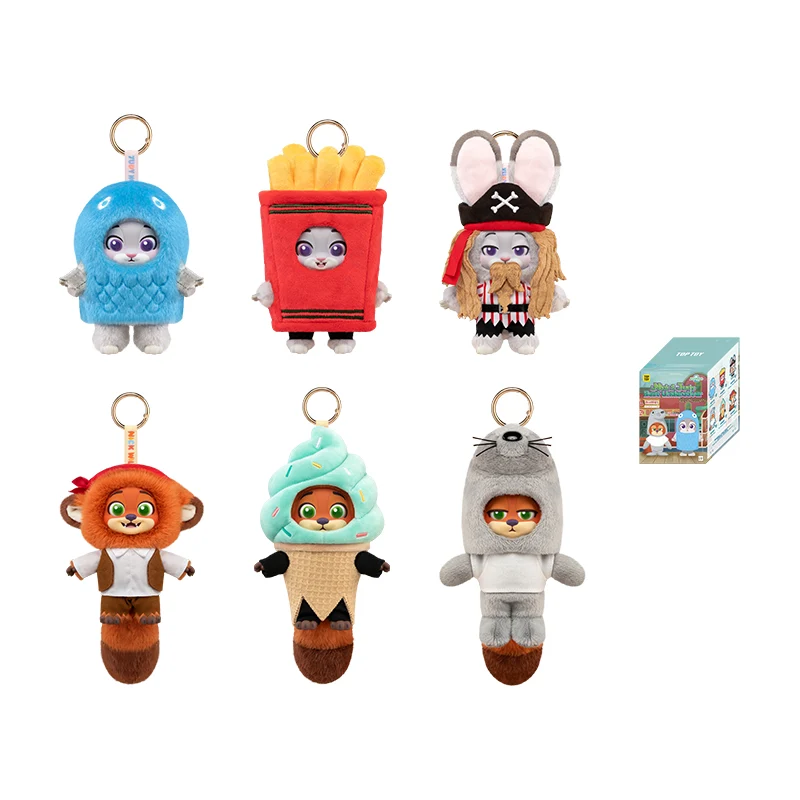 TOP TOY ZOOTOPIA 2 NICK & JUDY - BEST UNDERCOVER KEYCHAIN PLUSH SERIES BLIND BOX - Image 9