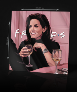 FRIENDS MONICA ACRYLIC POSTER