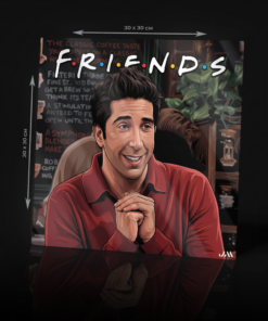 FRIENDS ROSS ACRYLIC POSTER